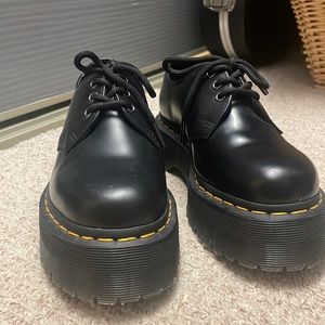 Dr. Martens, Doc Martens 1461 platform leather loafer